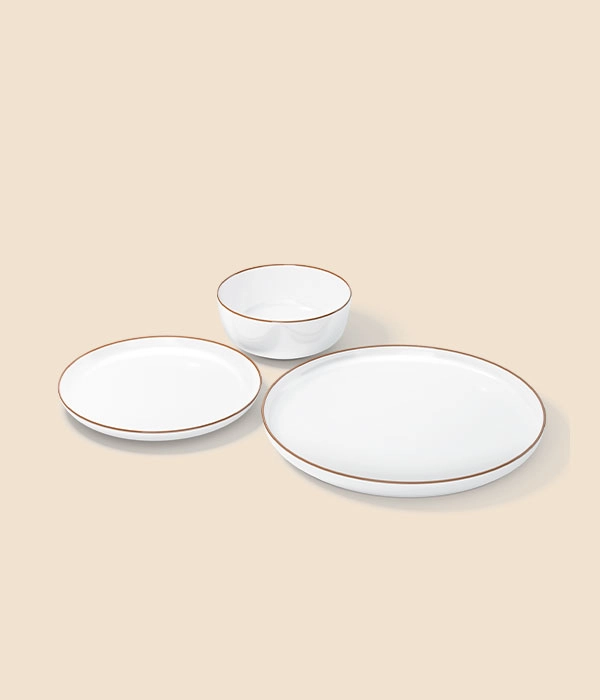 Vajilla de porcelana 12 piezas